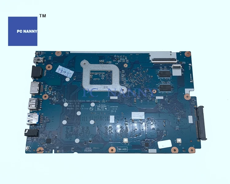 Материнская плата PCNANNY 5B20L16835 CG410 CG510 NM-A681 для Lenovo IdeaPad 100-15IBD w/i5-5200U &quotGRADE A&quot