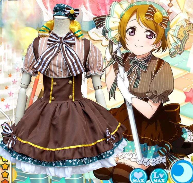 Новый аниме LoveLive! Коидзуми Hanayo платье горничной Minami Kotori Обувь в стиле Живая