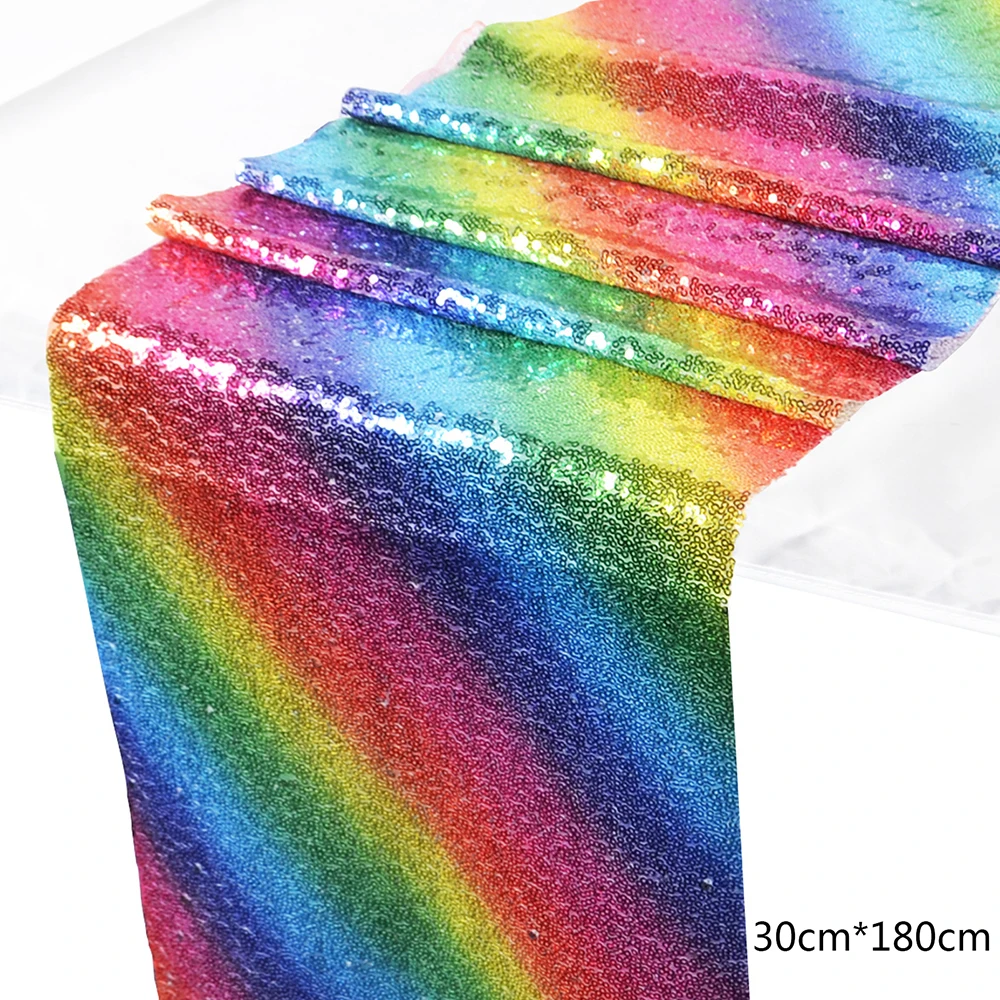 

1 шт. блестящая скатерть с блестками и радугой для детского душа, свадебного фестиваля, праздничная скатерть с единорогом, декор для стола ...