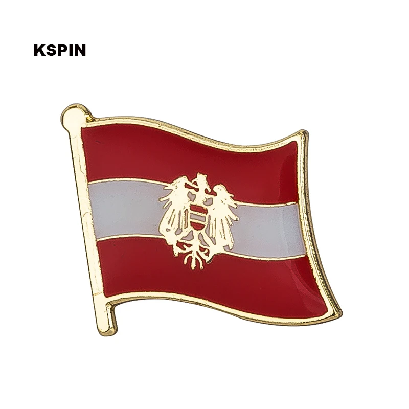 Булавка с австрийским флагом булавка для лацкана значки 10 шт.|badge badges|flag badgelot badges |