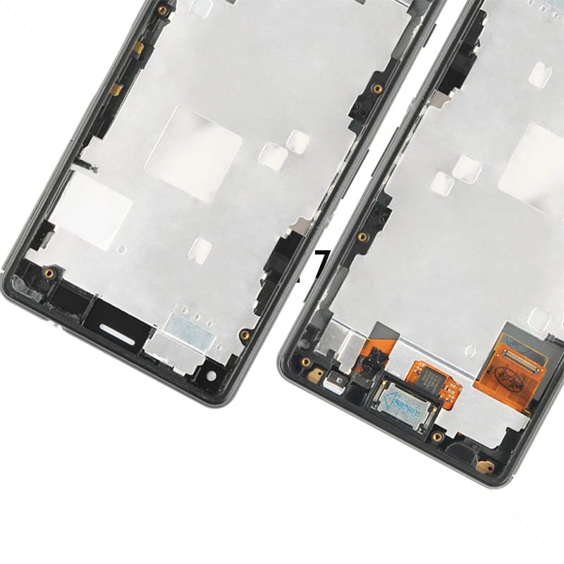 LCD Display Touch Screen with Frame assembled for SONY Xperia Z3 Compact lcd Mini D5803 D5833 | Мобильные телефоны и