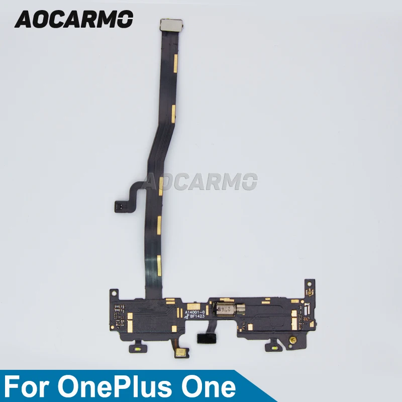 Aocarmo Вибрационный микрофон гибкий кабель для OnePlus One A0001 Запасная часть | Мобильные