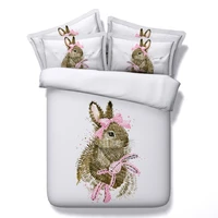 2021 new style hot sale high grade luxury cool unique 3d cute animal 4pcs bedding sets fulltwinqueenking size duvet cover 02