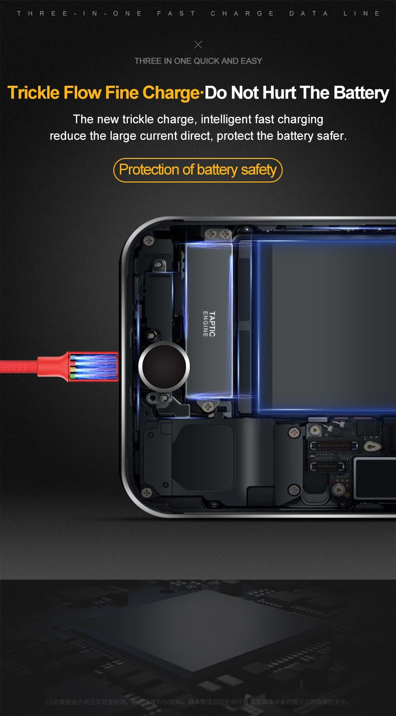 GUSGU 3 в 1 USB кабель для iPhone 5 SE 6 7 8 X type C кабель для быстрой зарядки для Xiaomi huawei MacBook Micro дата кабель для Android