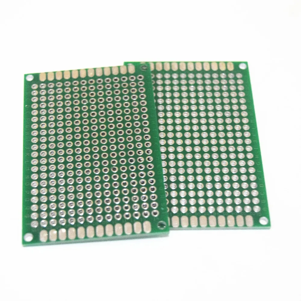 

Бесплатная доставка, 5 шт., 4x6 см, двухсторонний прототип печатной платы, универсальная печатная плата