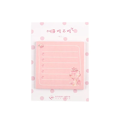 02 Вкусный пончик еда блокнот планировщик sticky note бумажная наклейка kawaii канцелярские принадлежности pepalaria офисные школьные принадлежности 30 страниц - Цвет: 02