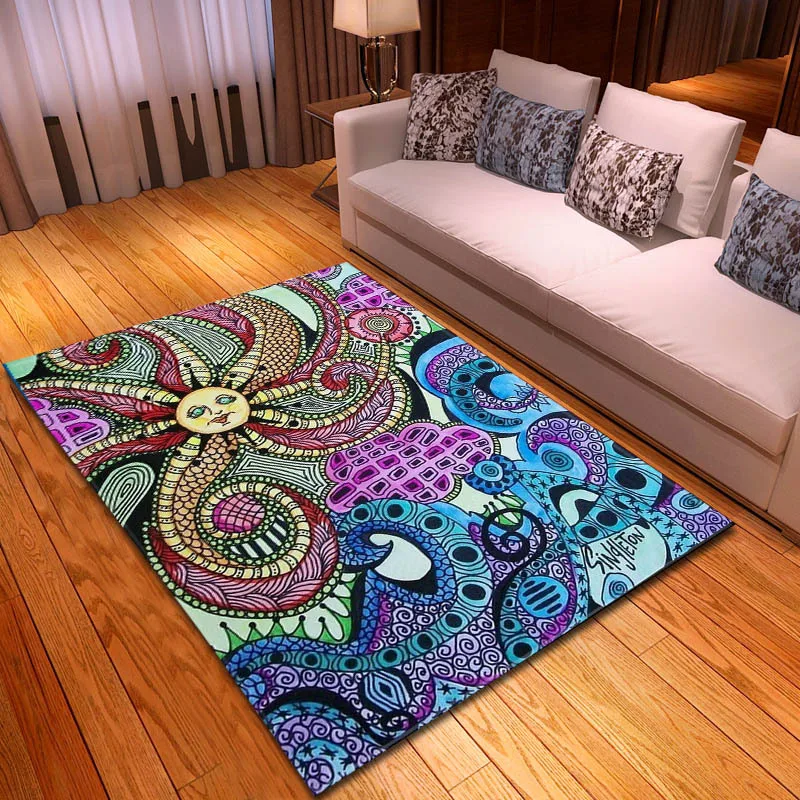 

Creative 3D Carpets for Living Room Area Rugs Child Bedroom play Crawl Soft Carpet Bedside Anti-slip Mat Kids Room Game Tapetes