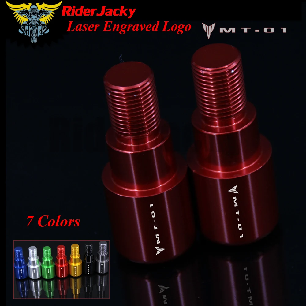 RiderJacky 7/8 &quot22 мм красный CNC мотоцикл Ручка Бар Конец Ползунки Захваты колпачки