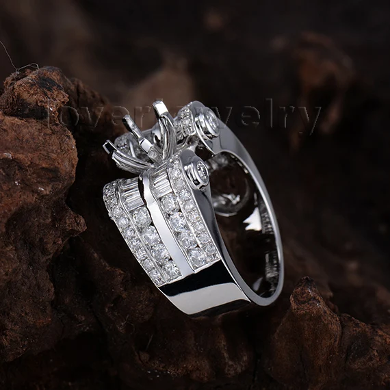 LOVERJEWELRY большое фантастическое удивительное бриллиантовое обручальное кольцо с