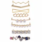 Новые зажимы для шнурков украшения Подвески искусственный жемчуг горный хрусталь аксессуары для обуви Подарки Горячие Новые