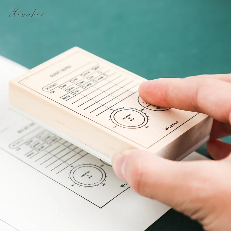 Винтажный измеритель времени карманный личный список Штамп для рукоделия