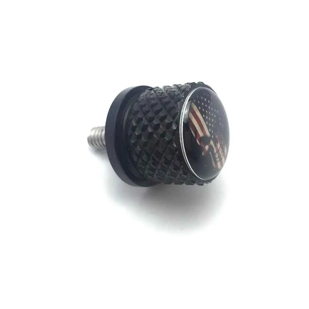 Black Rear Seat Bolt Aluminum Screw Fits For Harley Sportster Dyna Electra Glide Softail Wide Glide Fatbob Streetbob 1996-up