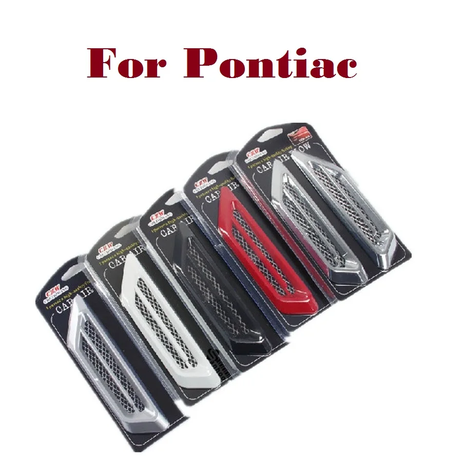 2X Car Stickers Simulation Vents Shark Gills Outlet Side For Pontiac Grand Prix GTO Solstice Sunfire Torrent |