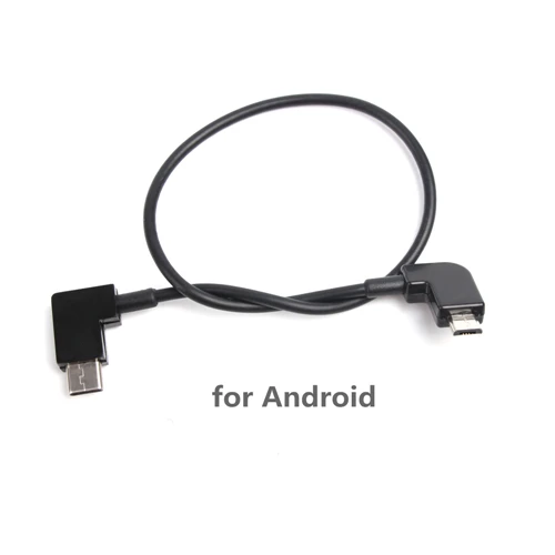 Серый 30 см кабель для передачи данных для DJI OSMO Карманный ручной карданный тип-c к Micro-USB/type-C/для Lightning удлинитель для iPhone huawei - Цвет: Серый