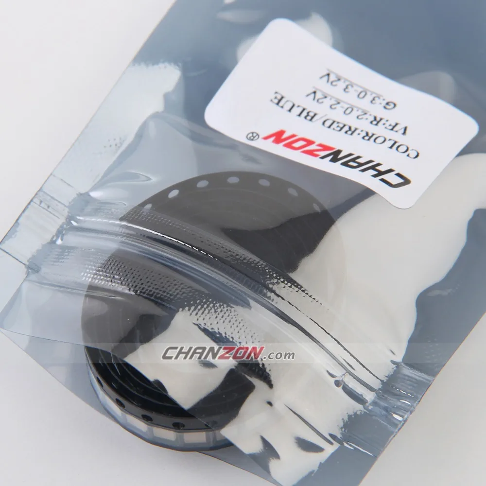 100 шт. SMD 1206 (3227) двухцветная синяя и красная SMT чип 20 мА DC 2 в светодиодный диодный