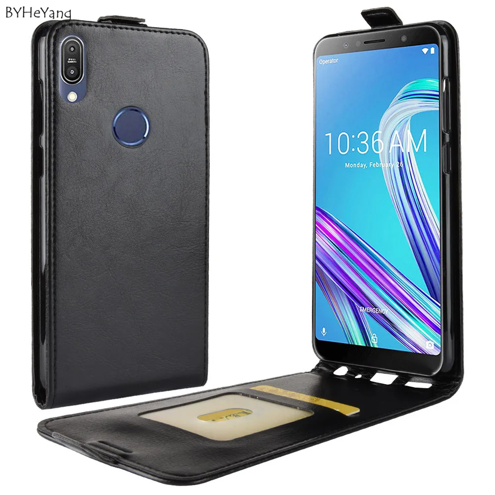 BYHeYang для Asus Zenfone Max Pro M1 ZB602KL чехол X00TD флип телефона из искусственной кожи ASUS ZB601KL ZB