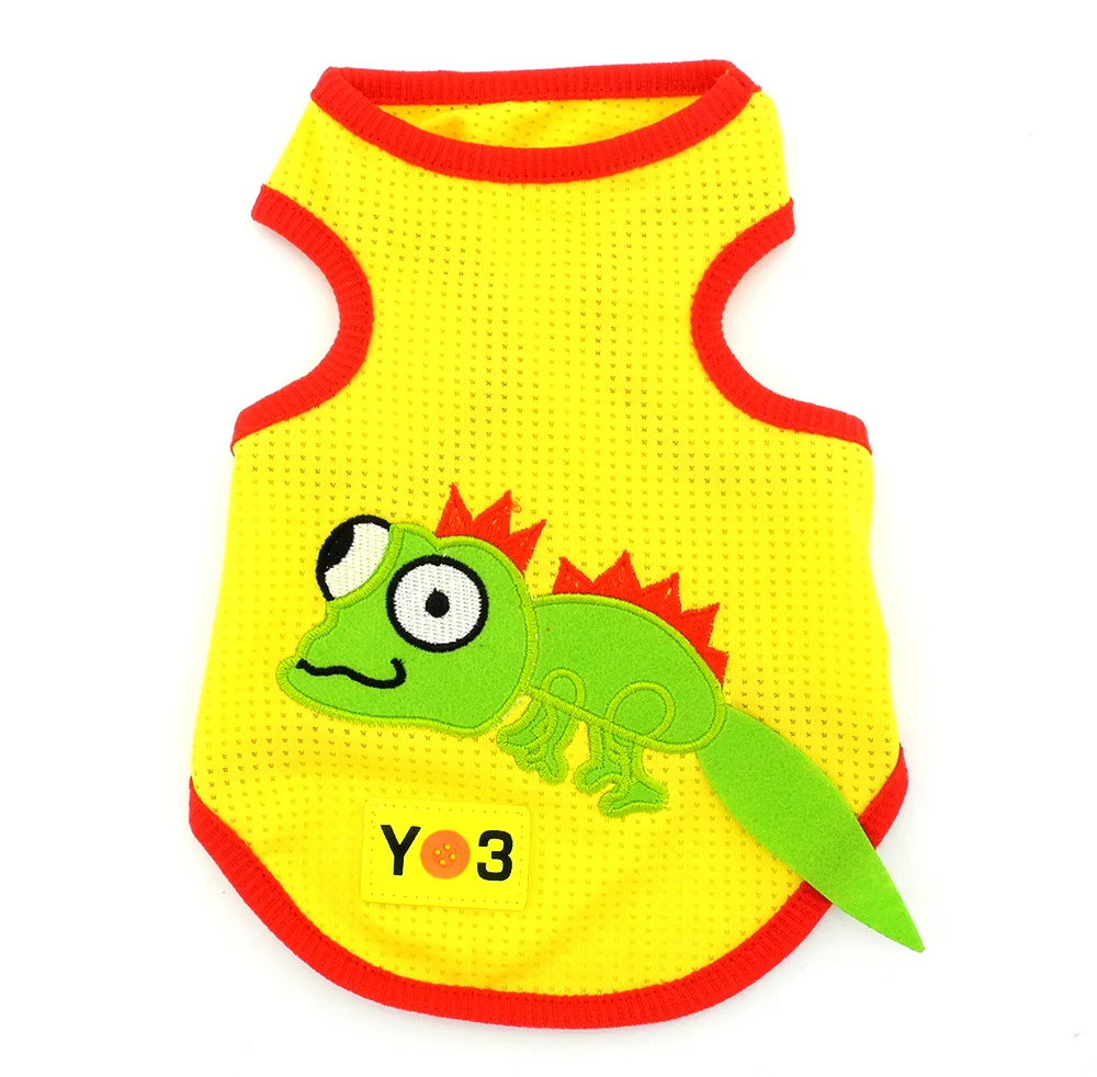 2017 майка для питомца маленькой собаки футболки щенка кота вышитая наклейка с