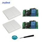 Универсальный беспроводной пульт дистанционного управления 433 МГц переменный ток 110 В 220 В 1-канальный релейный модуль приемника 86 настенная панель радиочастотный передатчик умный переключатель