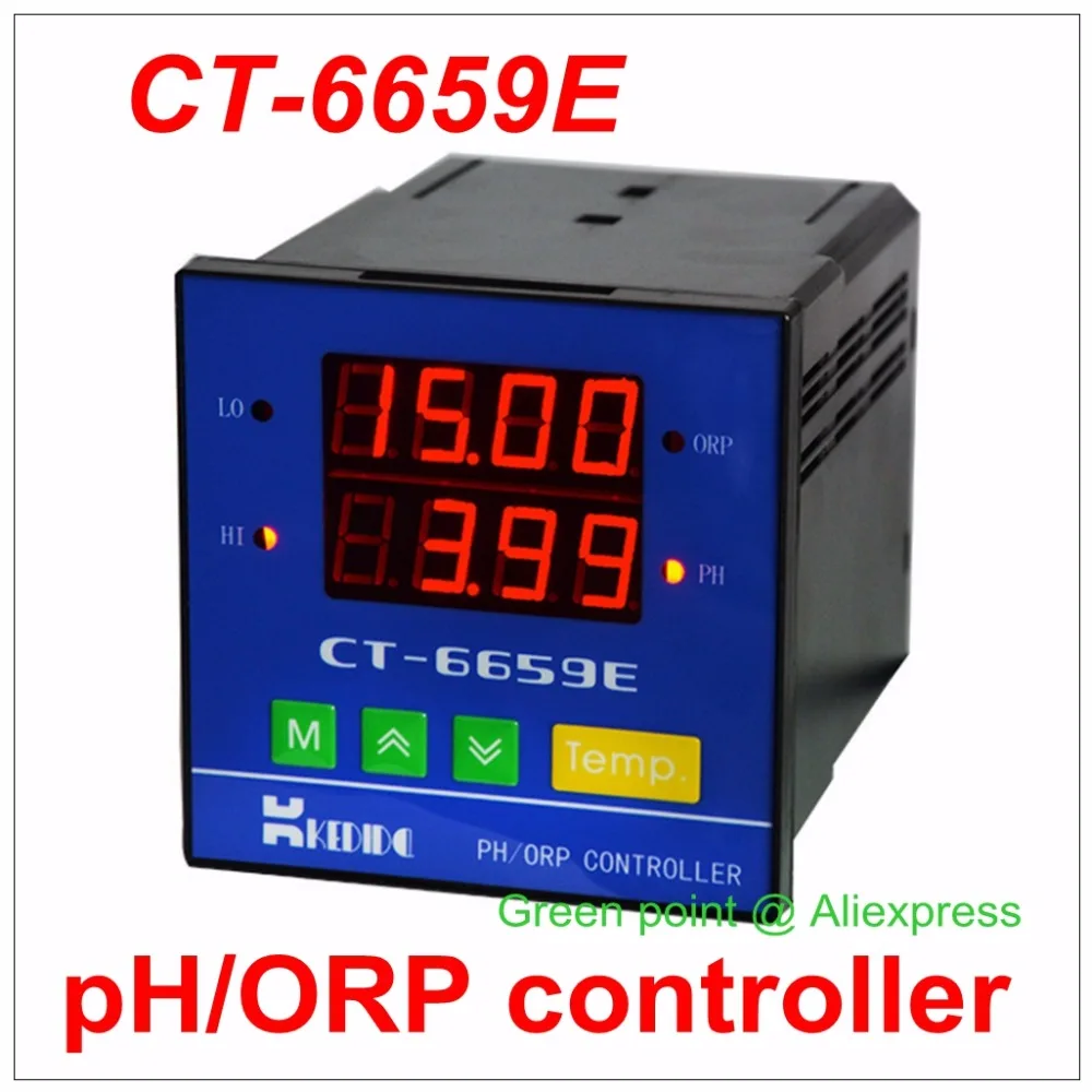 

New CT-6659E ORP Controller Industrial PH Meter Line CT6659E TDS Meter Desktop PH/ORP Controller Detection Instrument Analyzer