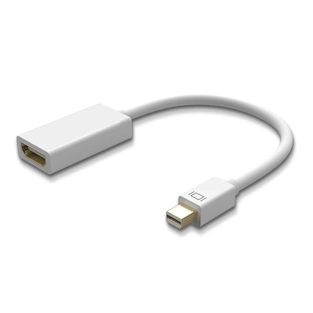 50 шт./лот высокое качество Thunderbolt Mini DisplayPort Display Port DP to HDMI Кабель адаптер для Apple Mac
