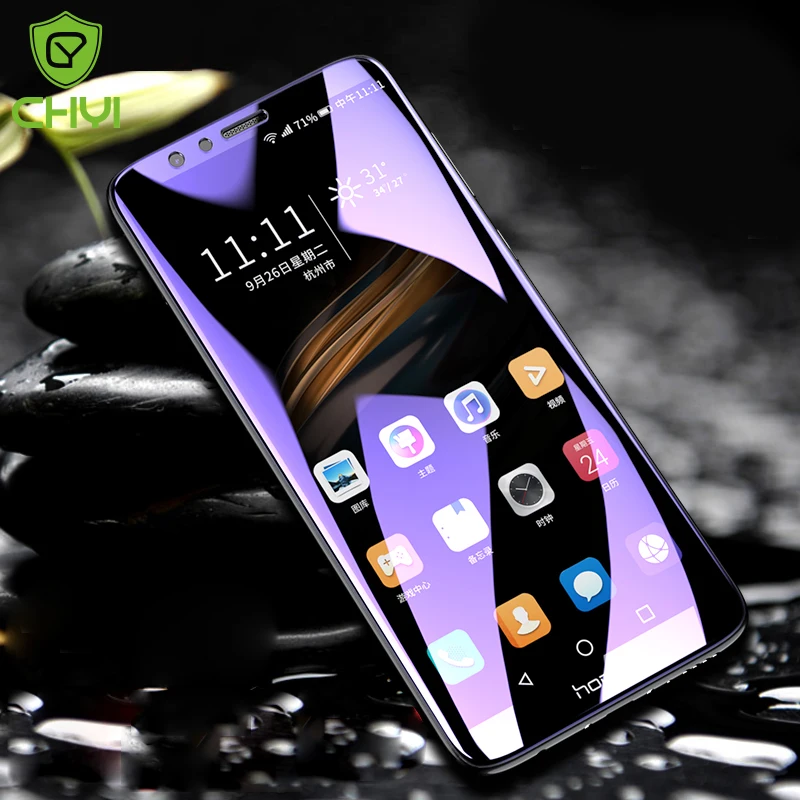 Изогнутая 3d пленка CHYI для HUAWEI Honor 7X Защитная с полным покрытием Гидрогелевая нано