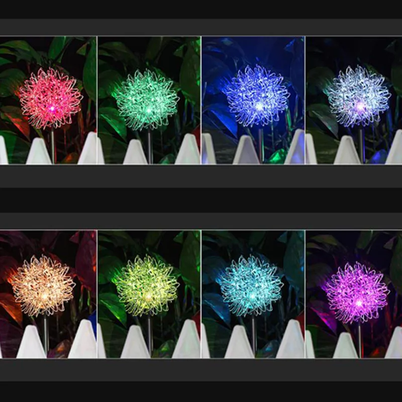 Солнечный светодиодный садовый светильник на солнечной батарее Открытый