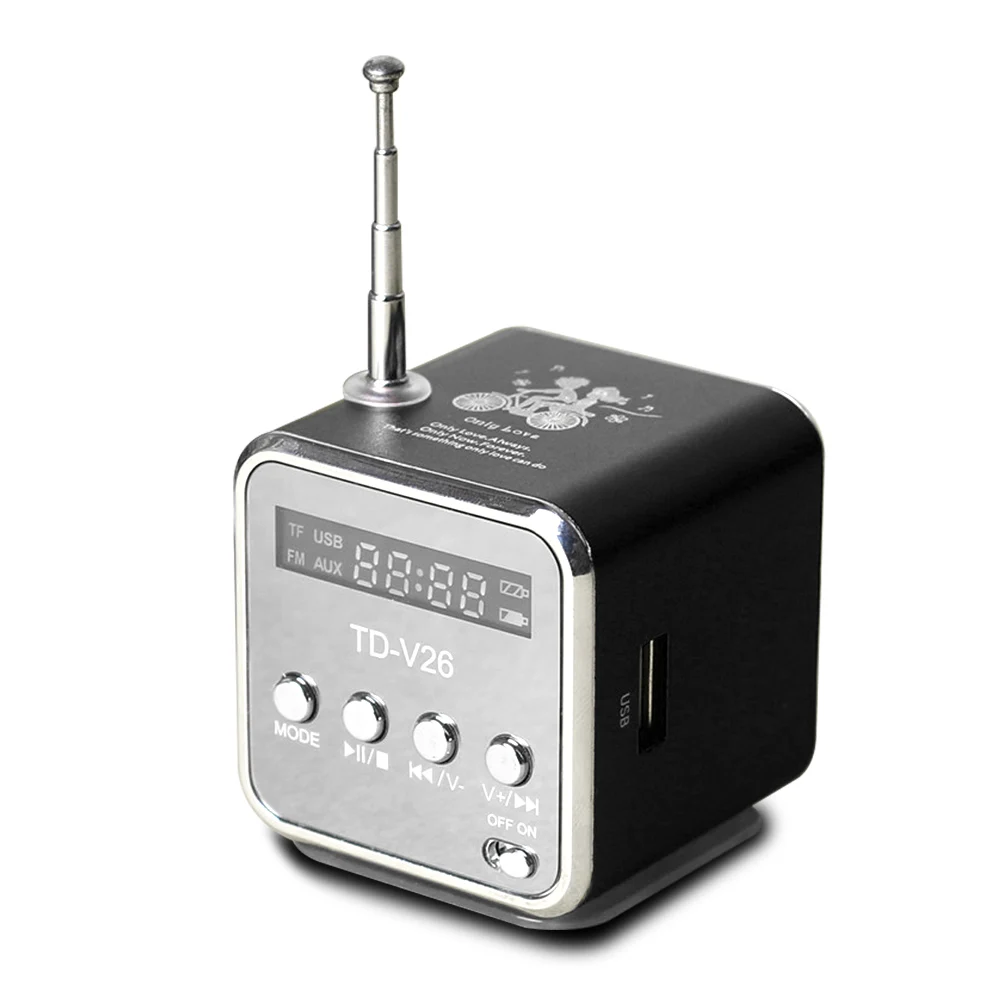 Портативные колонки с FM радио мини Многофункциональные USB для ноутбуков ТВ
