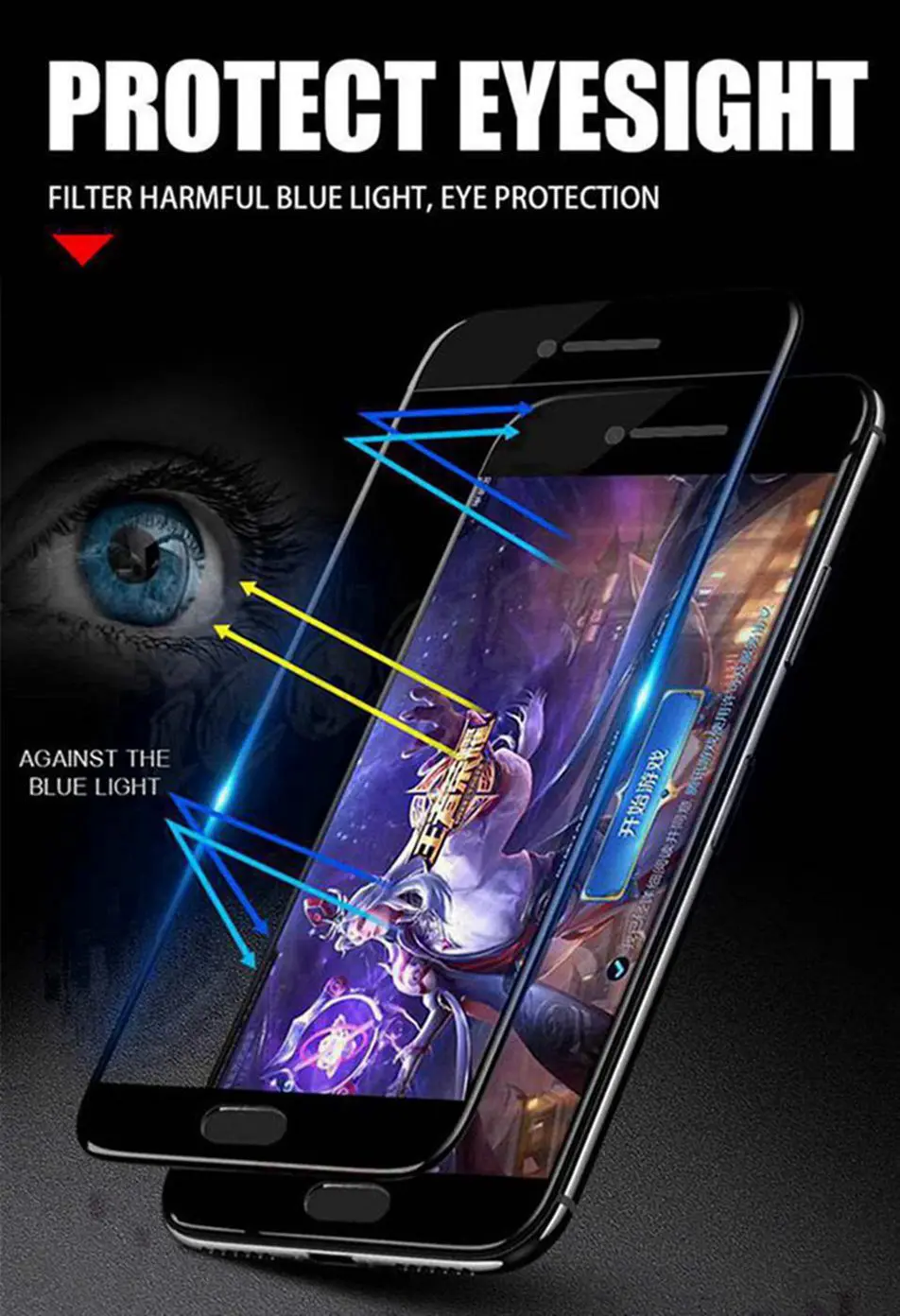 5D стекло es для huawei Honor Play стекло защитная пленка дисплей 9H полное покрытие чехол Защита экрана для Honor Play закаленное стекло