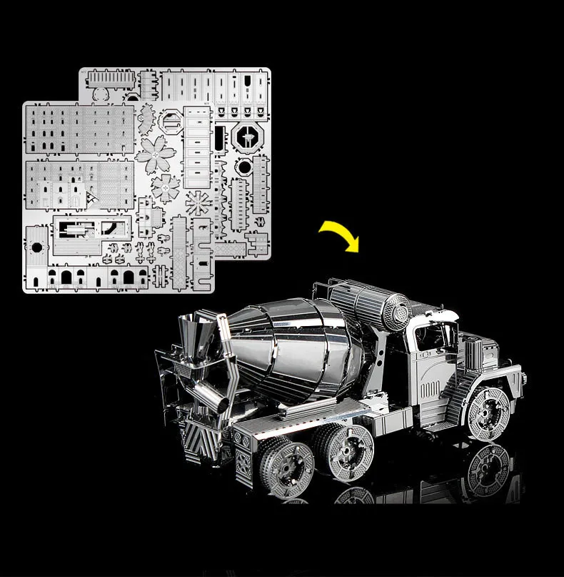 Серия CAT тяжелая техника 3D металлические головоломки Звездные войны Tactor грузовик