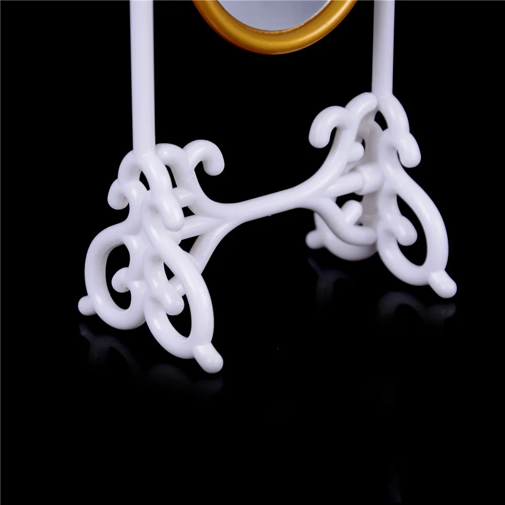 2018 миниатюрный металлический туалетный столик для кукольного домика зеркало