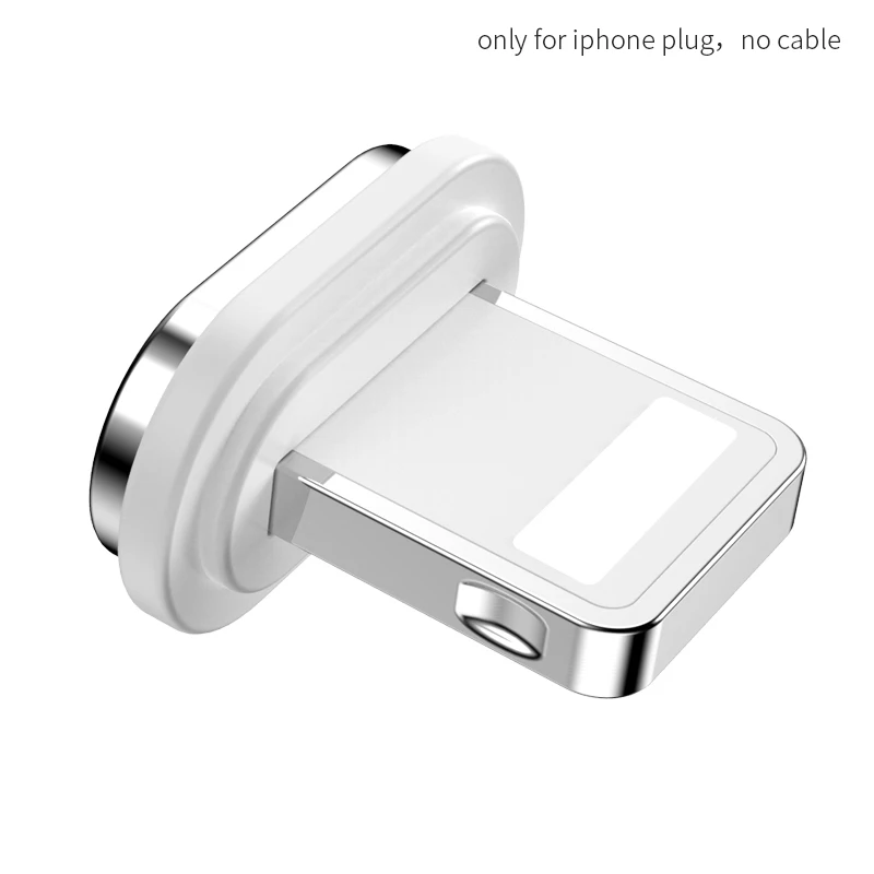 for iphone plug Tongyinhai usb type C 3A 90 градусов игровой USB кабель F Форма L изгиб зарядный шнур магнитные телефонные кабели для Iphone/Android телефон - Цвет: for iphone plug