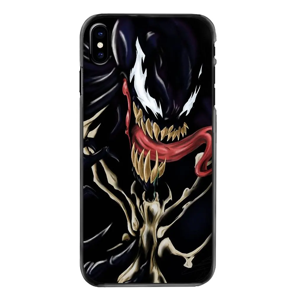 Marvel Spiderman Black Suit Villain Venom Symbol For Samsung Galaxy A3 A5 A7 A8 J1 J2 J3 J5 J7 Prime 2015 2016 2017 Phone Covers |