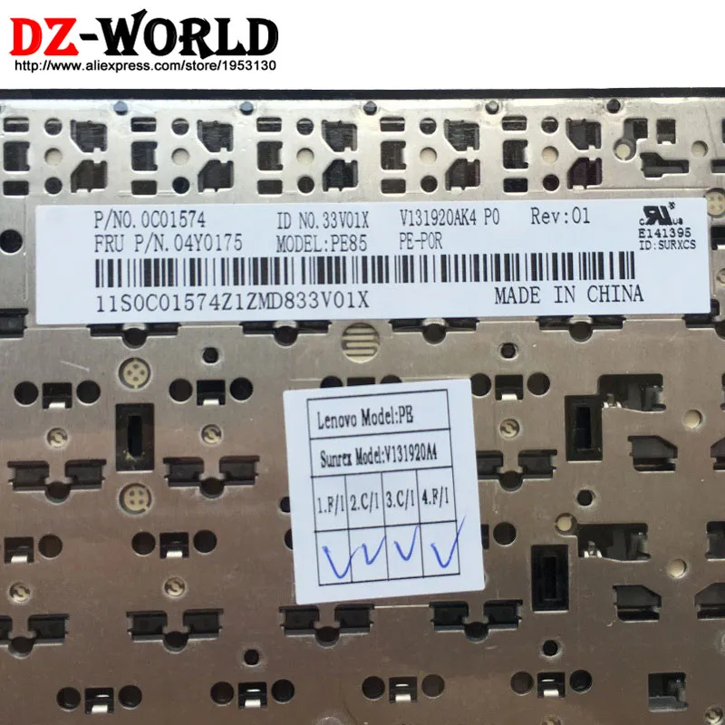 Новый оригинальный для Thinkpad S430 E330 E335 E430 E430C португальский Клавиатура Teclado 04Y0175 0C01574