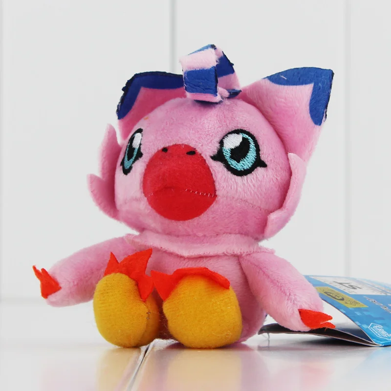 Digimon плюшевые игрушки Patamon Agumon Palmon Piyomon Gomamon Gabumon подвеска брелок мягкие