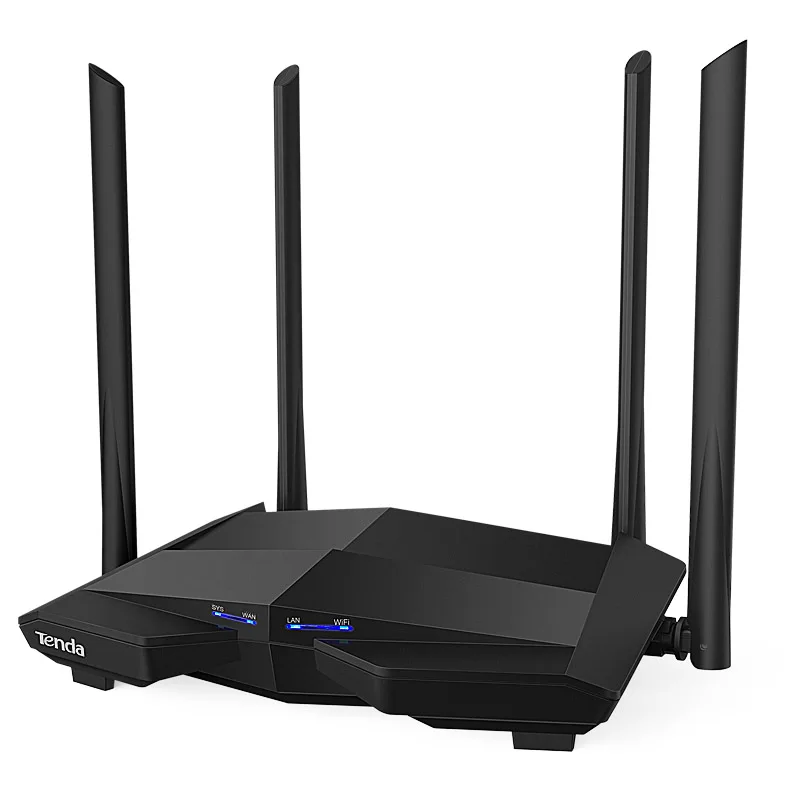 Tenda AC10 AC1200 умный двухдиапазонный гигабитный беспроводной WiFi маршрутизатор Wi-Fi ретранслятор/AP, 1 ГГц процессор, поддержка IPTV/APP управление/Beamforming