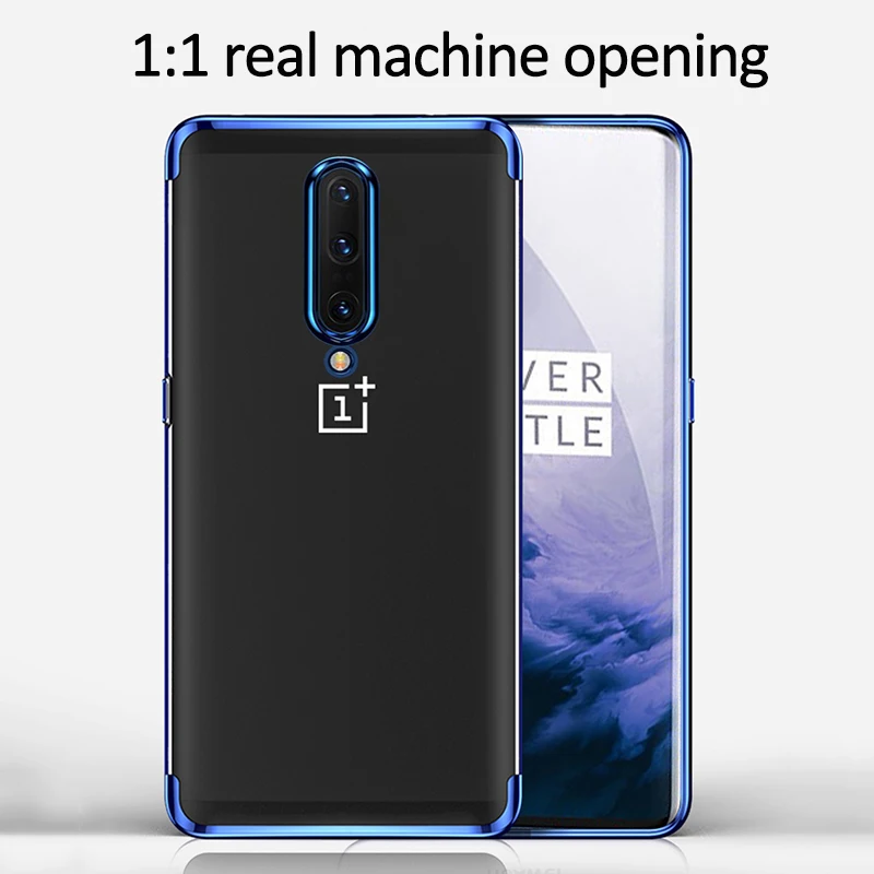Чехол KEYSION для Oneplus 7 Pro роскошный Прозрачный бампер ТПУ силиконовый