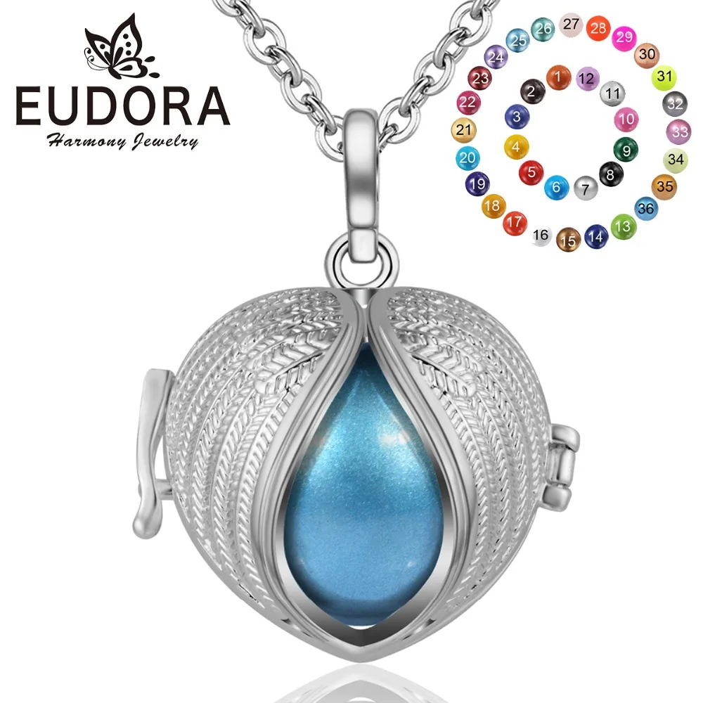 Медная подвеска Eudora K338N20 для женщин Ювелирное Украшение в форме шара болы 20 мм