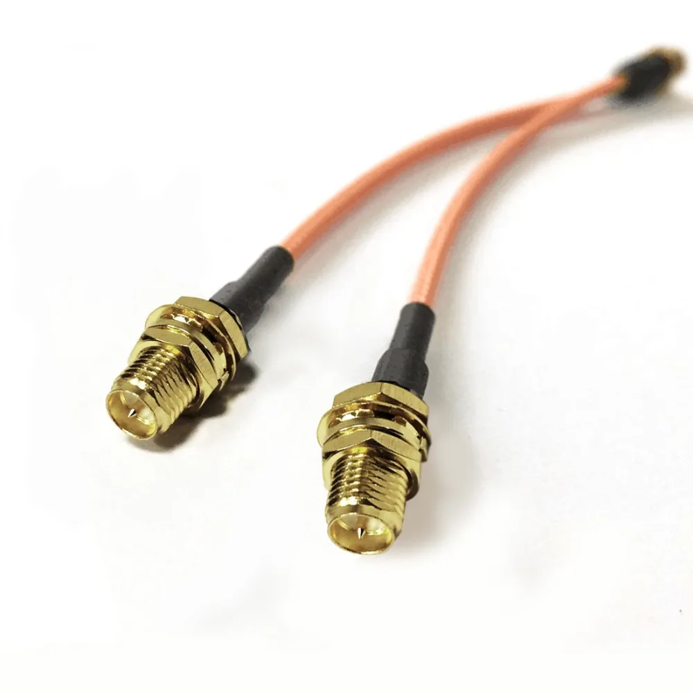 Разъем RP SMA типа папа на 2 штырьковых разъема USB RG316 15 см 6 дюймов|Соединители| |