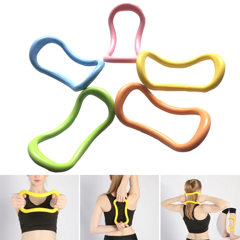 Hot Yoga Ring Resistance Training Full Body Fitness Circle Support Tool Pull Strength Pilates Rings DO2 | Спорт и развлечения