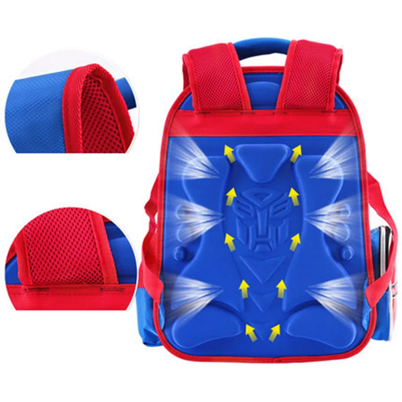 

Transformers 2019 Children's Waterproof Backpack 2-6 Years Old SchoolBag For Boy Backpack Children's Bag Kids School Bags