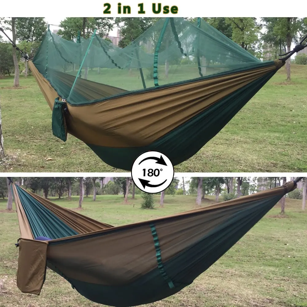 Ultralight Mosquito net Parachute Hammock with Anti-mosquito bites for Outdoor Camping Tent Using sleeping Free shipping