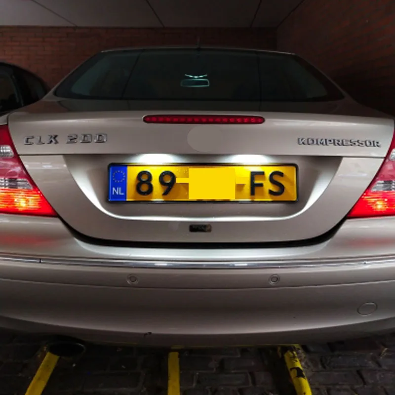 Edislight 2 шт. ошибок автомобилей Светодиодный номер Подсветка регистрационного