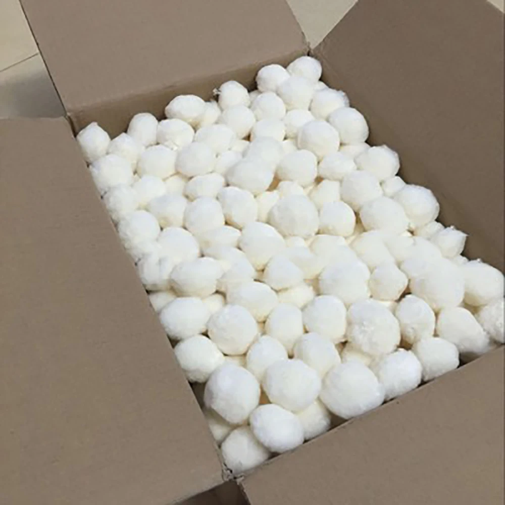 200/500/700g белый фильтр шарики eco-friendly плавательный оборудование для чистки бассейна фильтр для очистки воды волокна ватные шарики