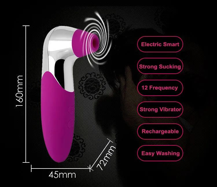 Новый 12-частотный Вибратор для взрослых сосков клитор вибратор женщин язык