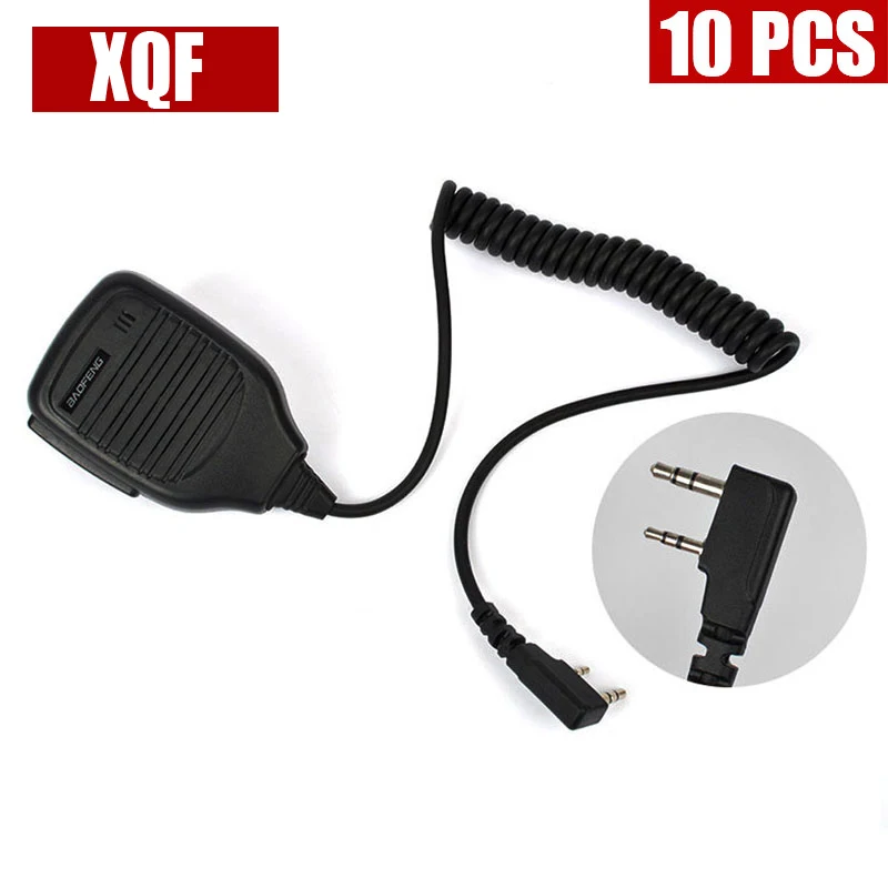 XQF 10PCS BAOFENG Speaker Microphone for Ham Two Way Radio Walkie / Talkie UV5R GT3 888s