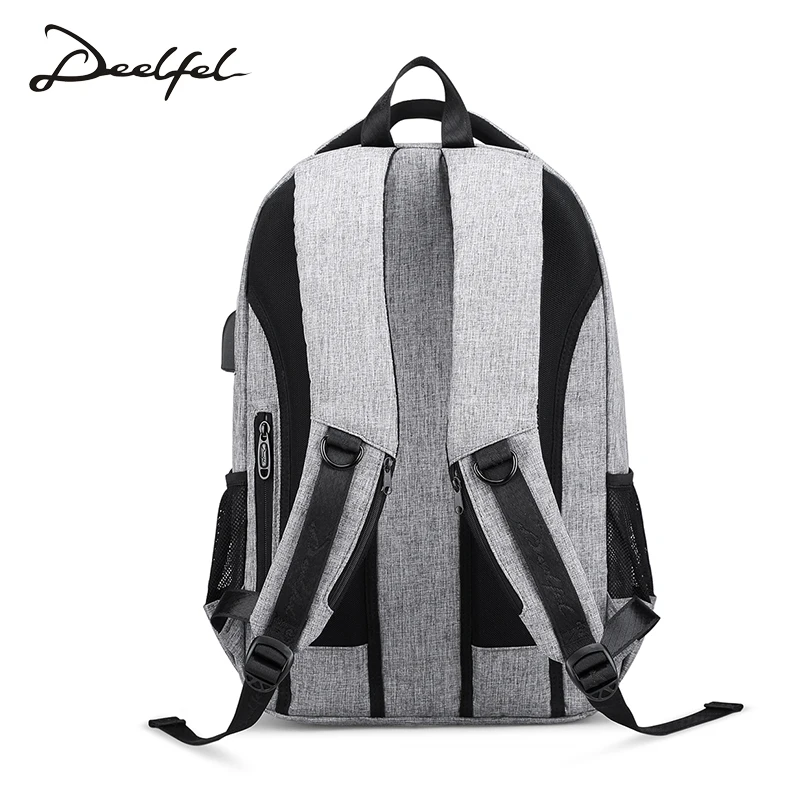 DEELFEL 15 6 дюймовый ноутбук рюкзак для Для женщин мужчин школу мешок отдыха Bagpack Анти