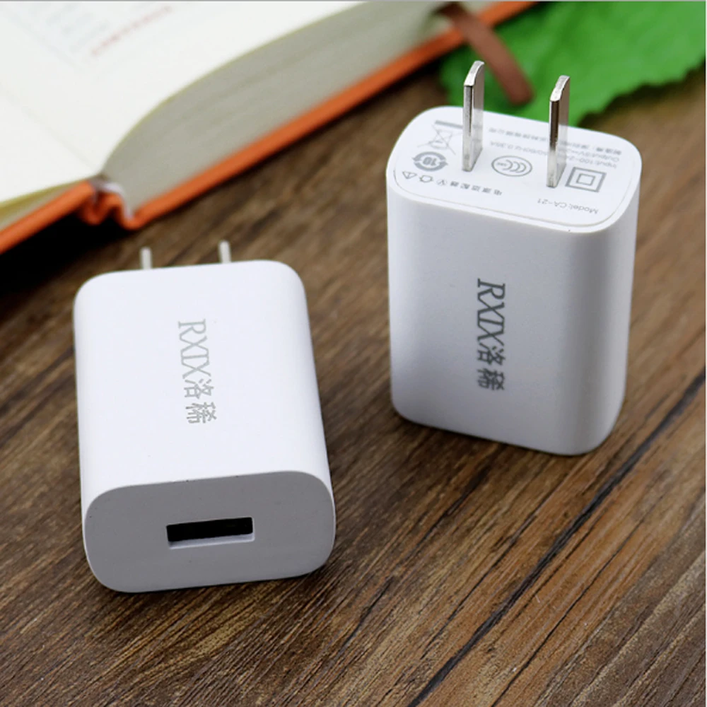 10 шт./партия 5 в 2 1 а RXIX USB быстрая зарядка портативная вилка США настенное зарядное