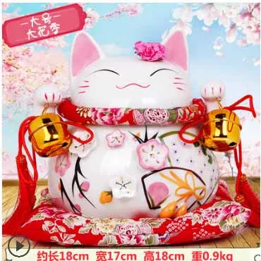 

Home Lucky Cat Decoration Piggy Bank Decoration Craft Shop Open Living Room Office Gift
