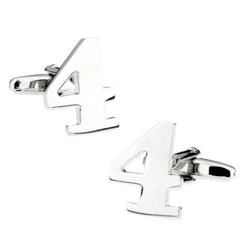 Мужские Запонки с арабскими цифрами медный материал номер четыре