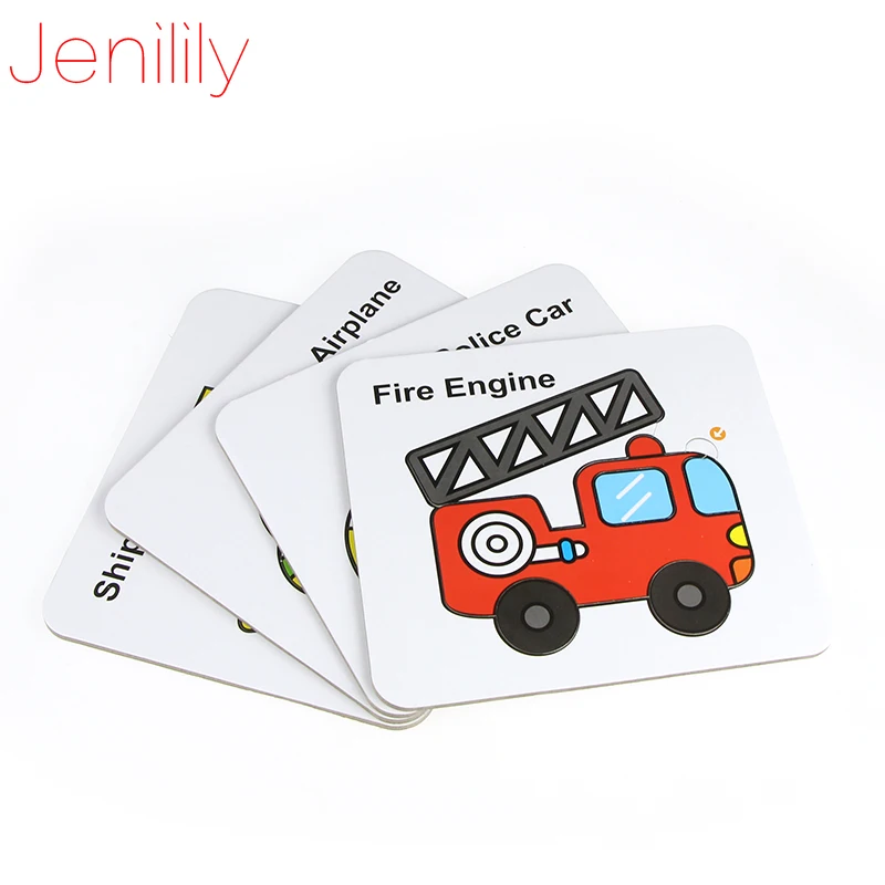

Cartoon Drawing Board Animal and Transportation 3D Puzzle Jigsaw Toys For Intelligence Children Baby Early Educational Toy